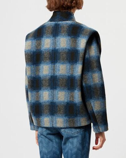 VESTE EN POLYESTER À CARREAUX DROGO Faume - seconde main