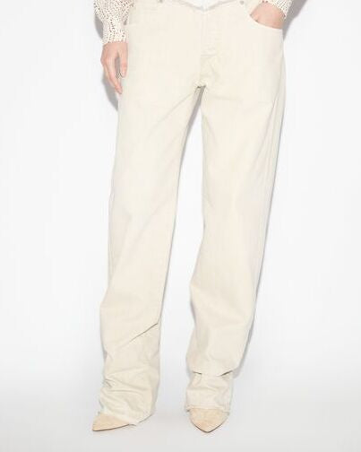 PANTALON EN COTON  NOEMIE Faume - seconde main