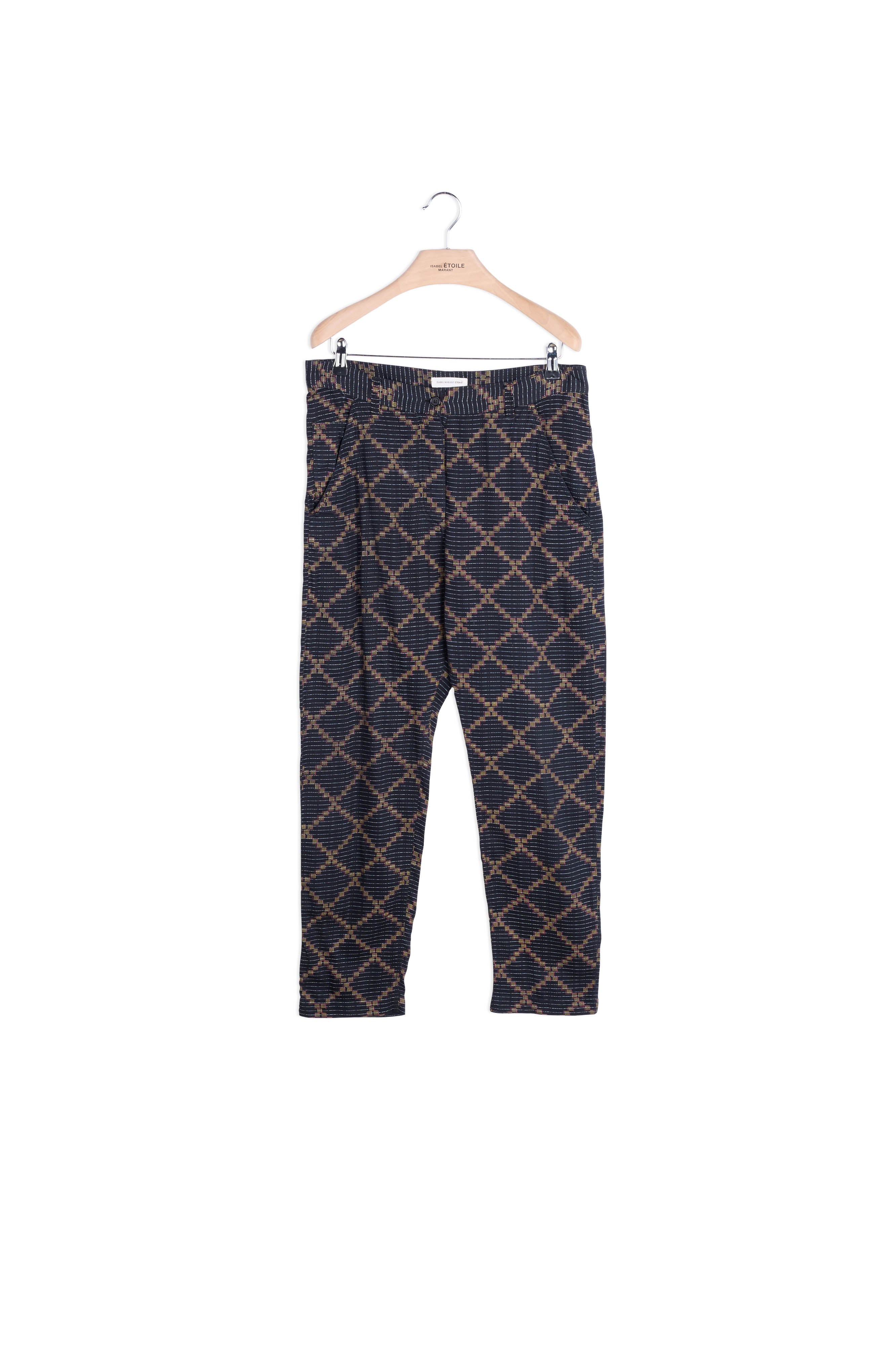 Isabelle Pant In Vintage Wash Poplin Midnight main image 1