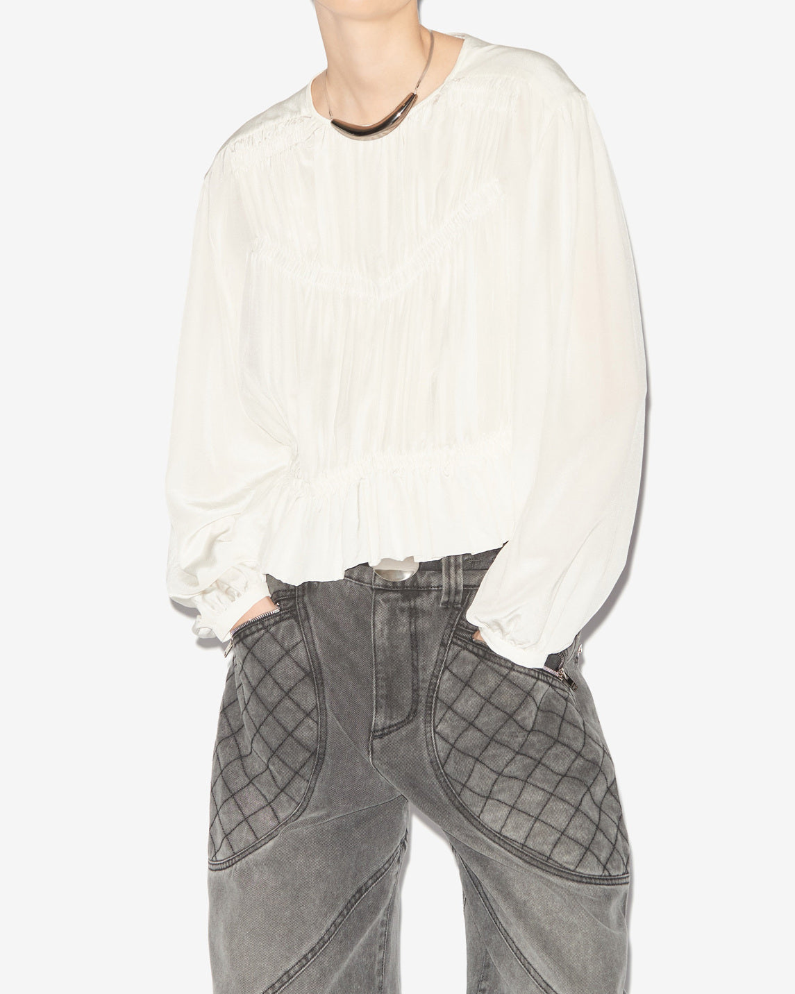 BLOUSE GELINA Faume - seconde main