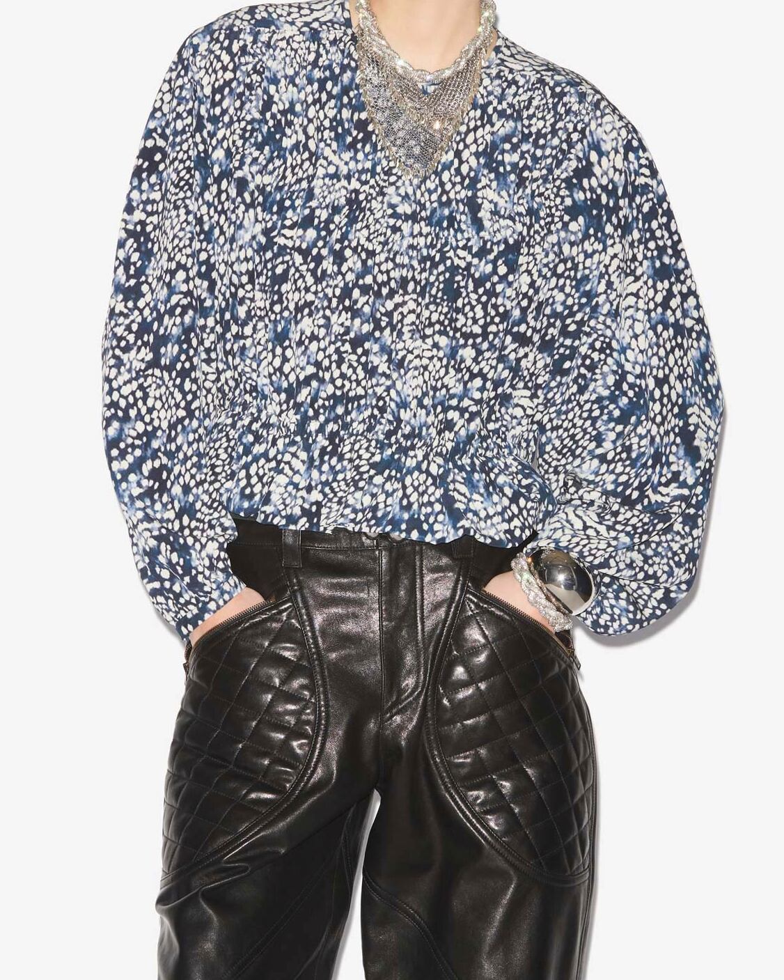 BLOUSE GELINA Faume - seconde main