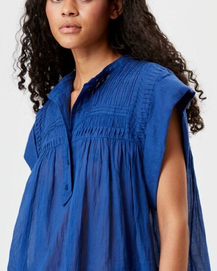 HAUT EN VOILE DE COTON LEAZA Faume - seconde main