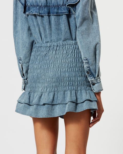 JUPE EN COTON  DORELA Faume - seconde main