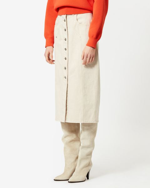 JUPE EN COTON  VANDY Faume - seconde main