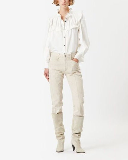 CHEMISE EN CHAMBRAY IDETY Faume - seconde main