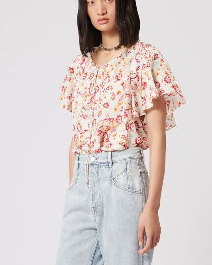 TOP PRINTED PENELOPE Faume - seconde main