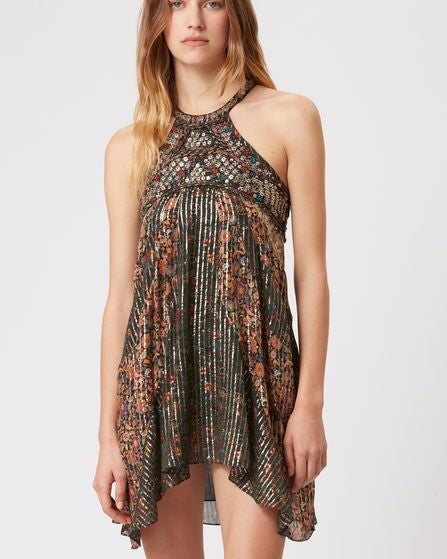 ROBE EN SOIE ORFRA Faume - seconde main