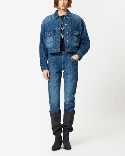 VESTE EN COTON GRAPHIQUE TADIA Faume - seconde main