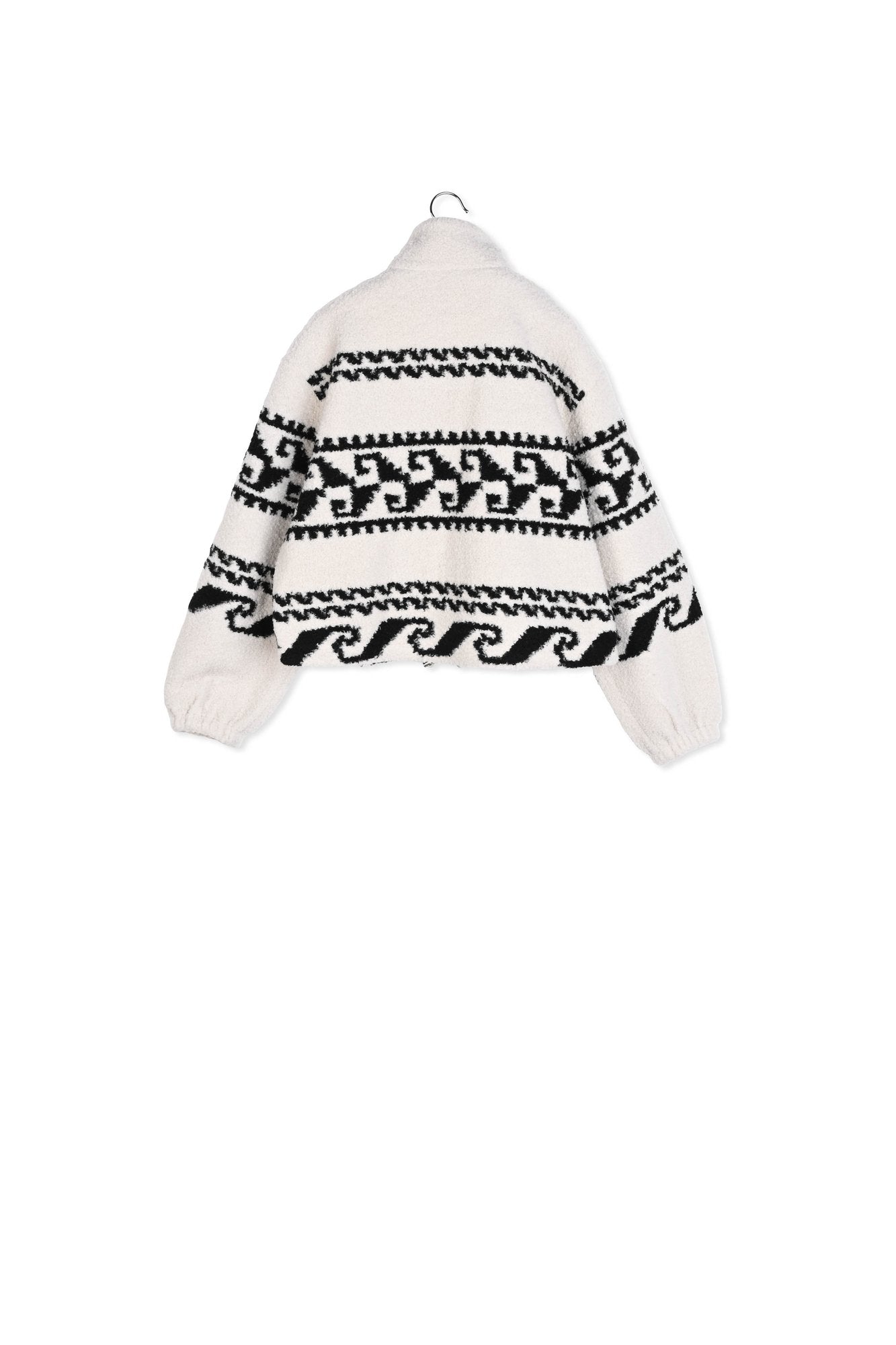 MANTEAU EN ACRYLIQUE GRAPHIQUE MACKENSY Faume - seconde main