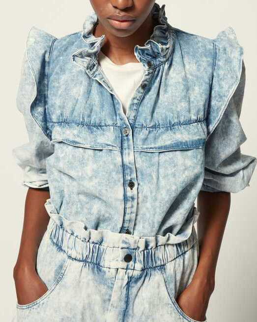 CHEMISE IDETY Faume - seconde main