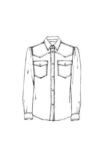 CHEMISE TAHISIA Faume - seconde main