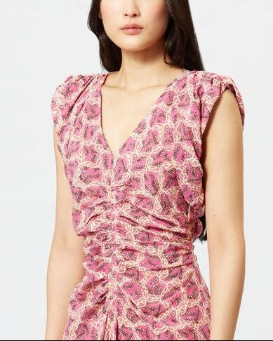 ROBE EN SOIE  GILYA Faume - seconde main