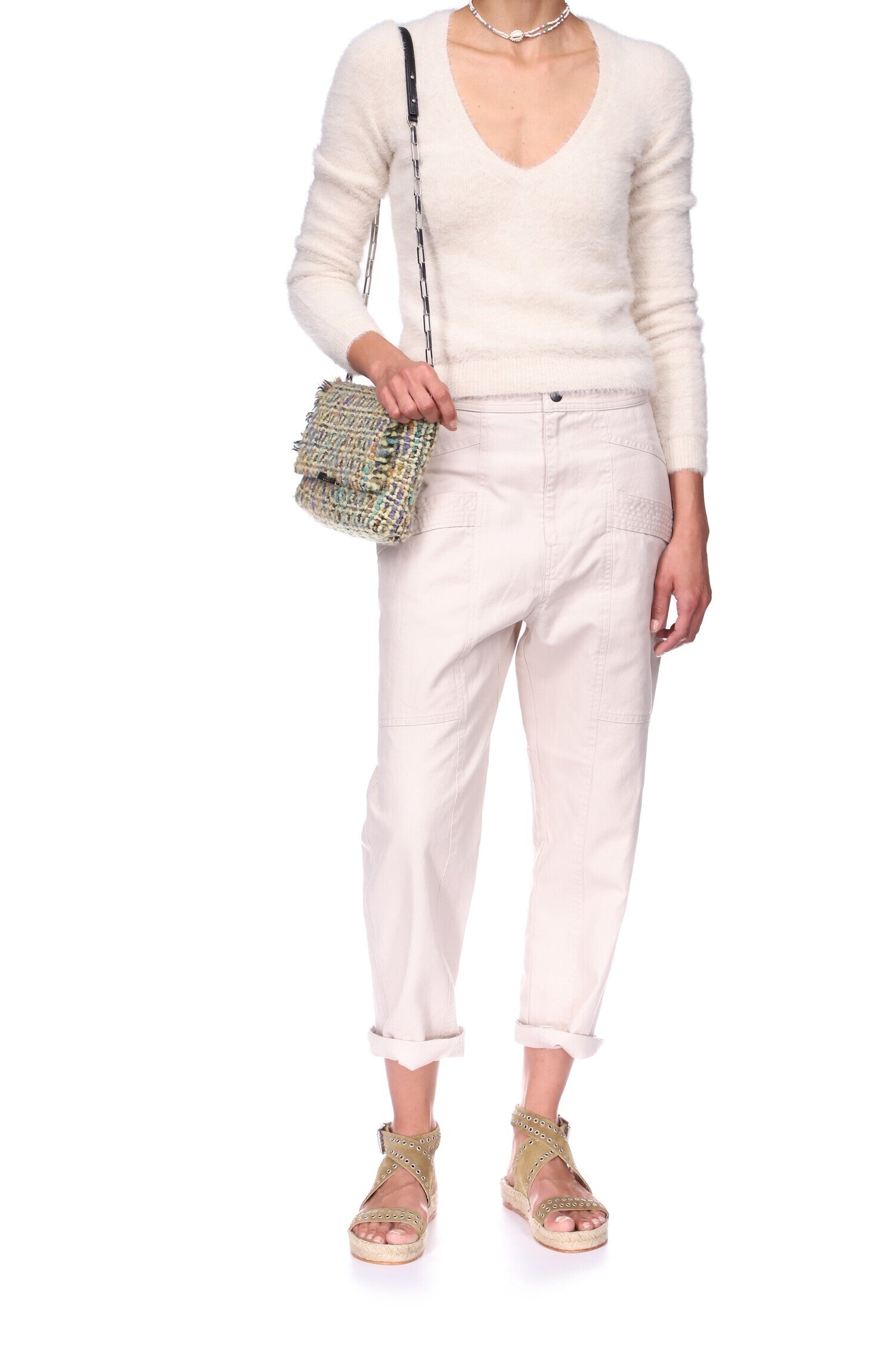 PANTALON EN COTON PANDORE Faume - seconde main