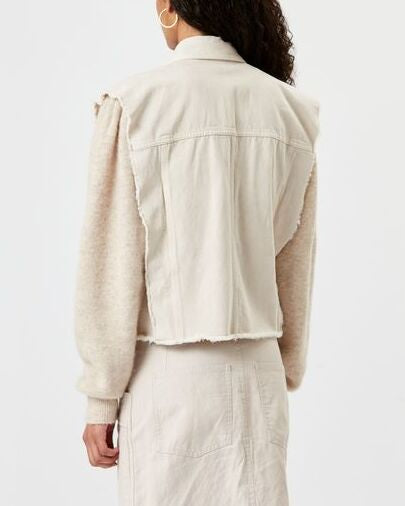 VESTE SANS MANCHES EN DENIM TYRA Faume - seconde main