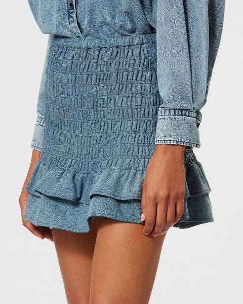 JUPE EN COTON  DORELA Faume - seconde main