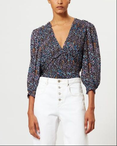 HAUT EN VISCOSE  NIBEL Faume - seconde main