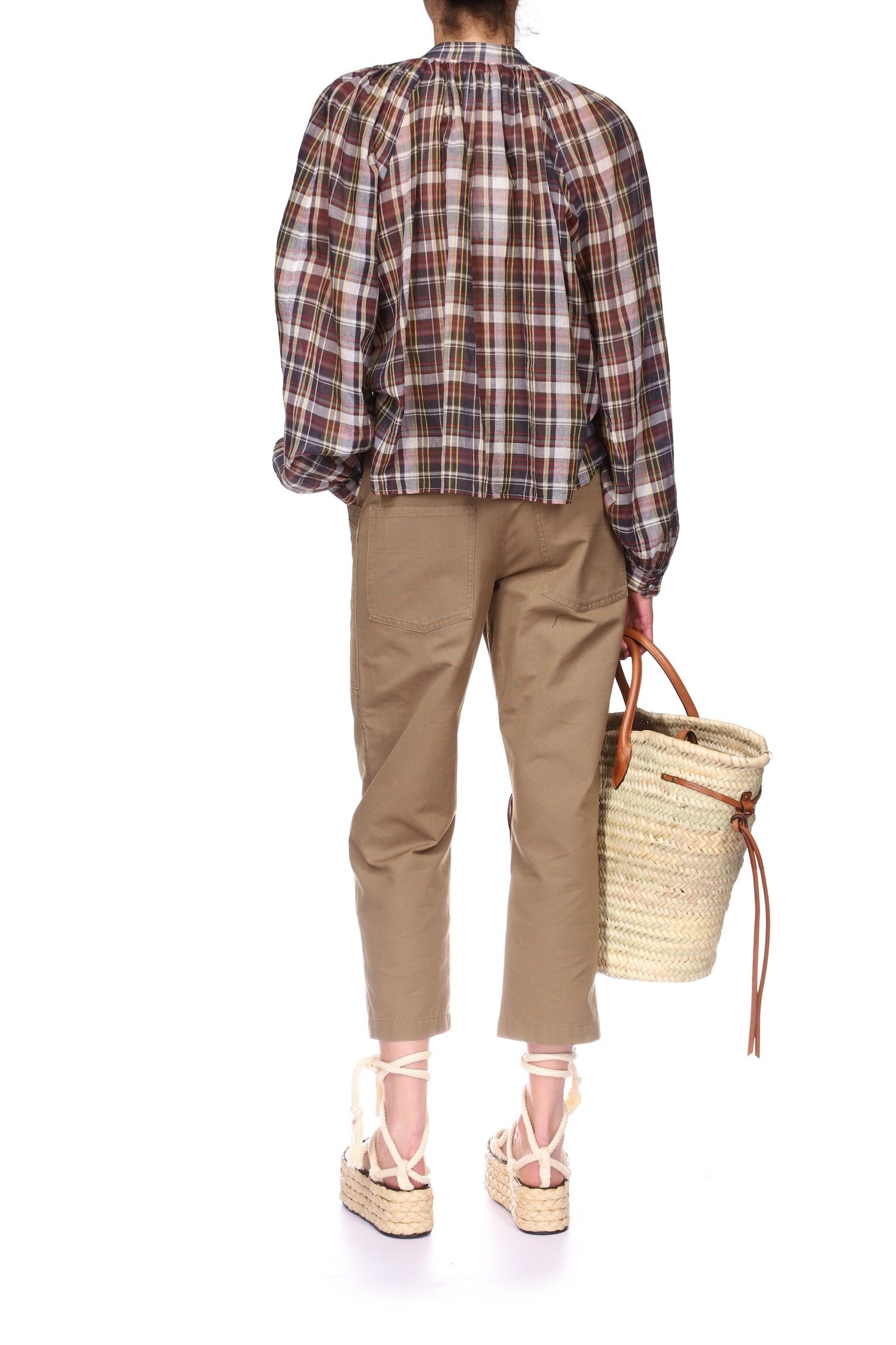 PANTALON EN COTON PANDORE Faume - seconde main