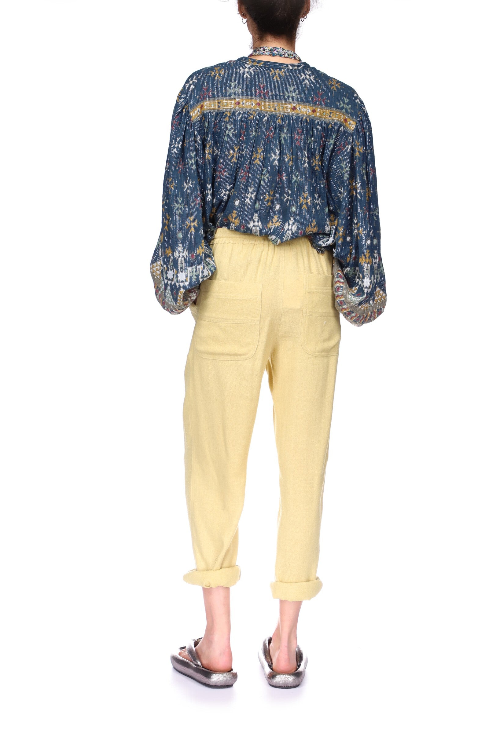 HAUT EN COTON IMPRIMÉ SALIKA Faume - seconde main