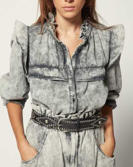 CHEMISE IDETY Faume - seconde main