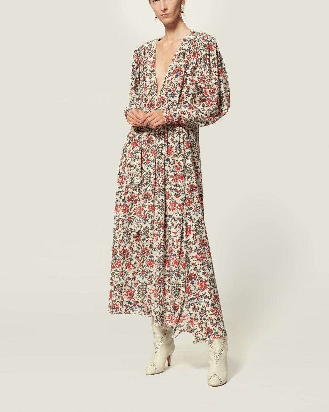 ROBE BLAINE Faume - seconde main