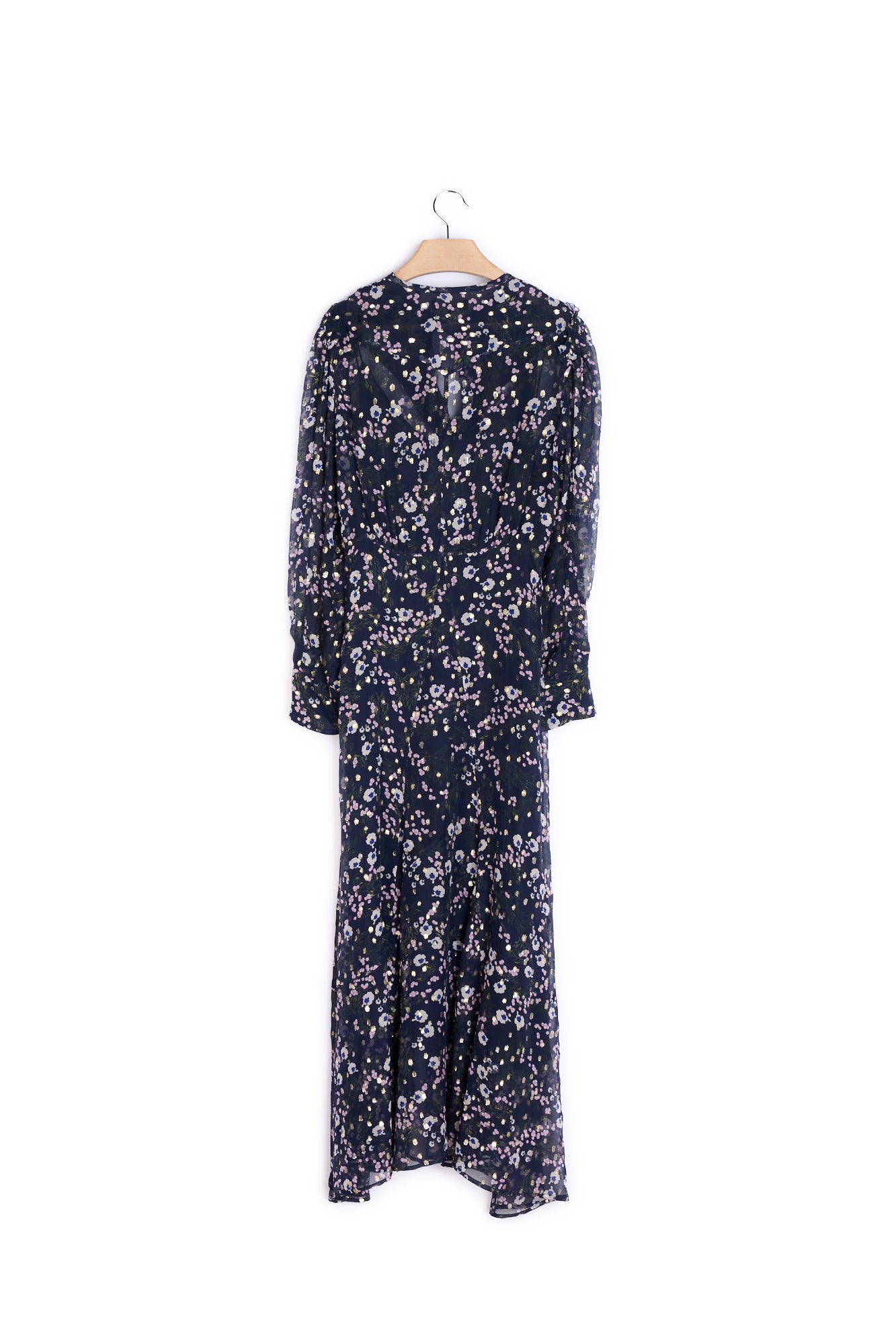 Robe Longue Talia Benson Bleue à Rayures Fines, Taille Unique, Neuve Avec étiquettes