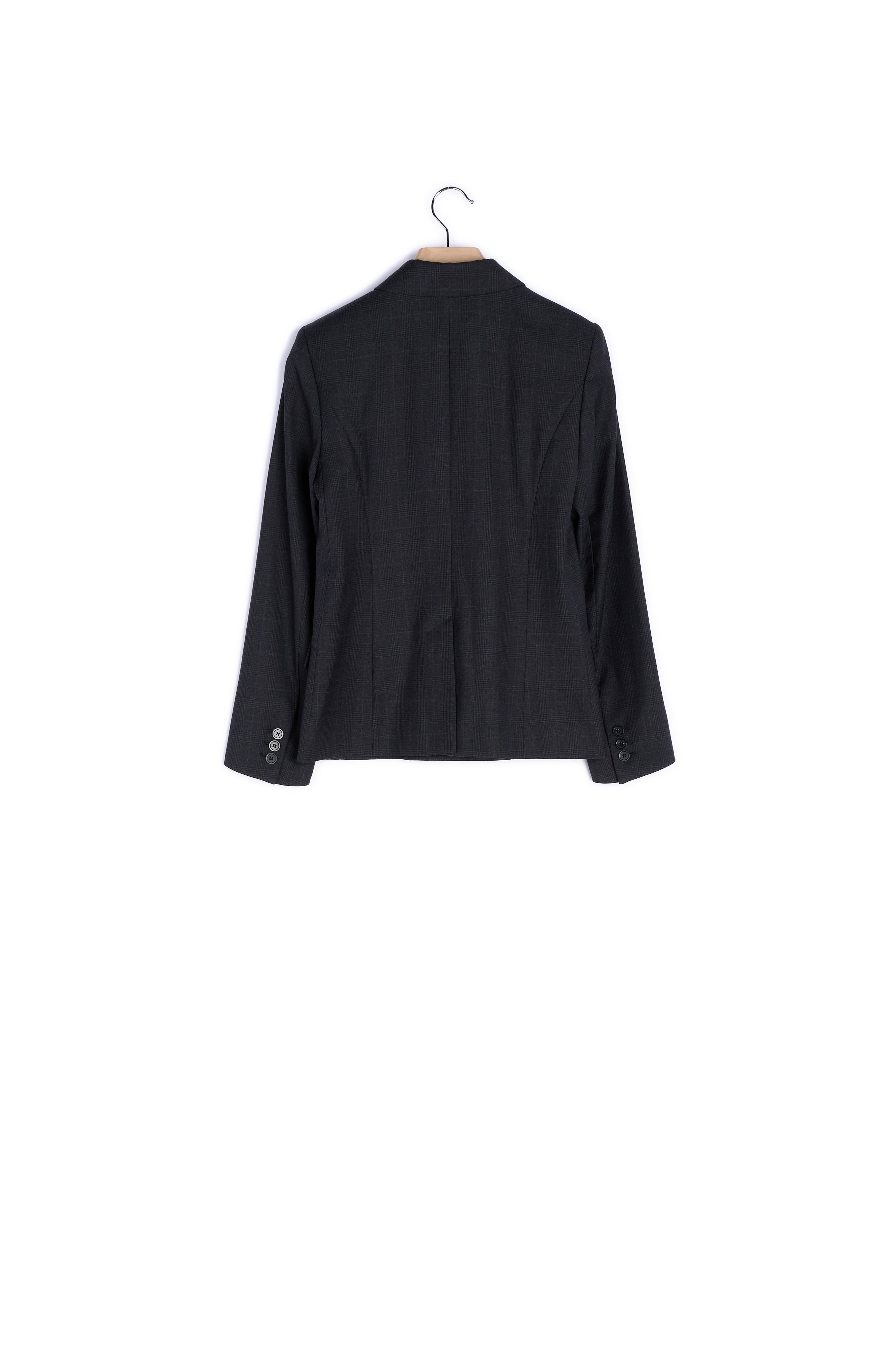Veste Tailleur En Laine Vierge Faume - seconde main