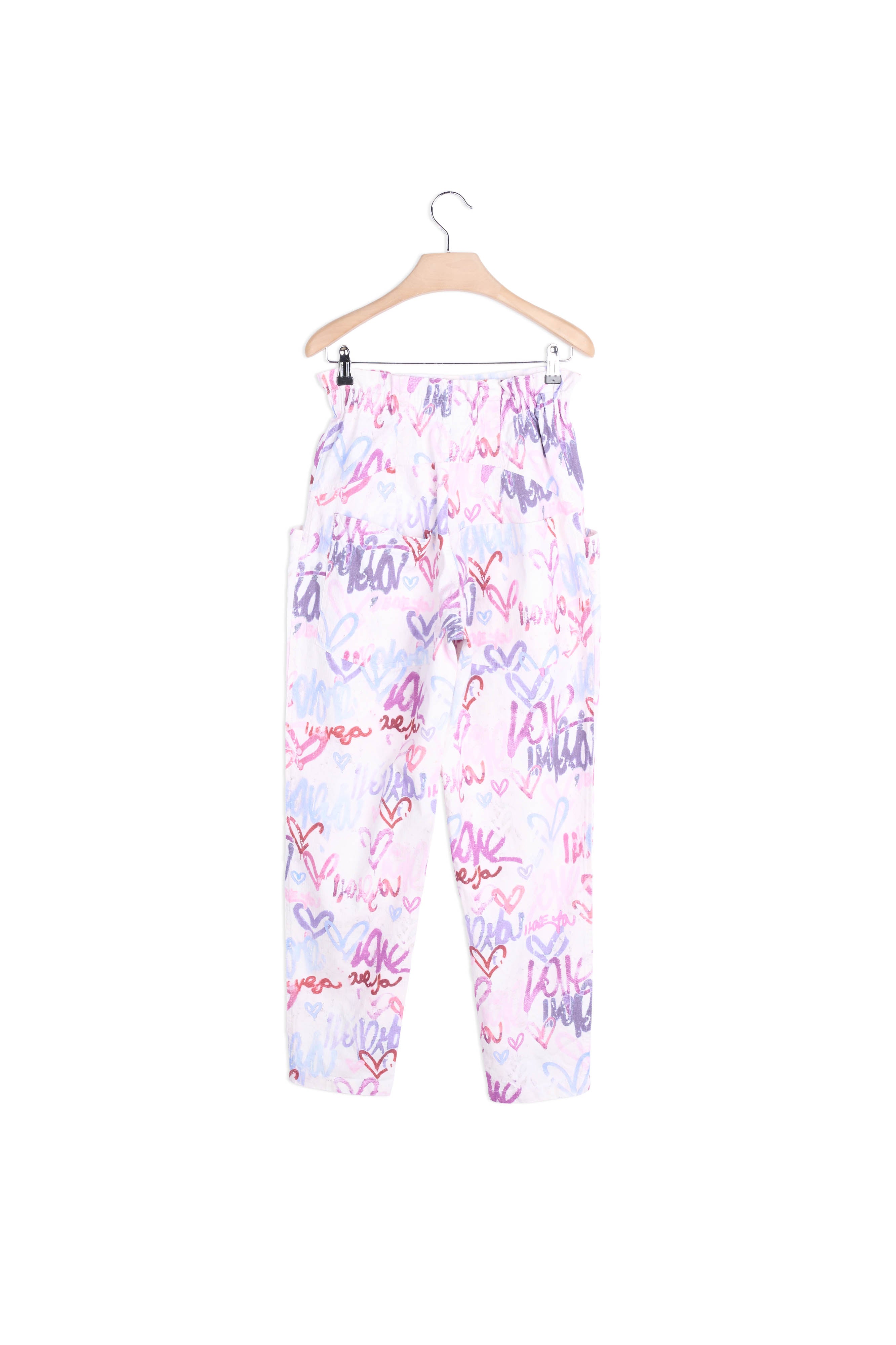 Pantalon En Lin Faume - seconde main